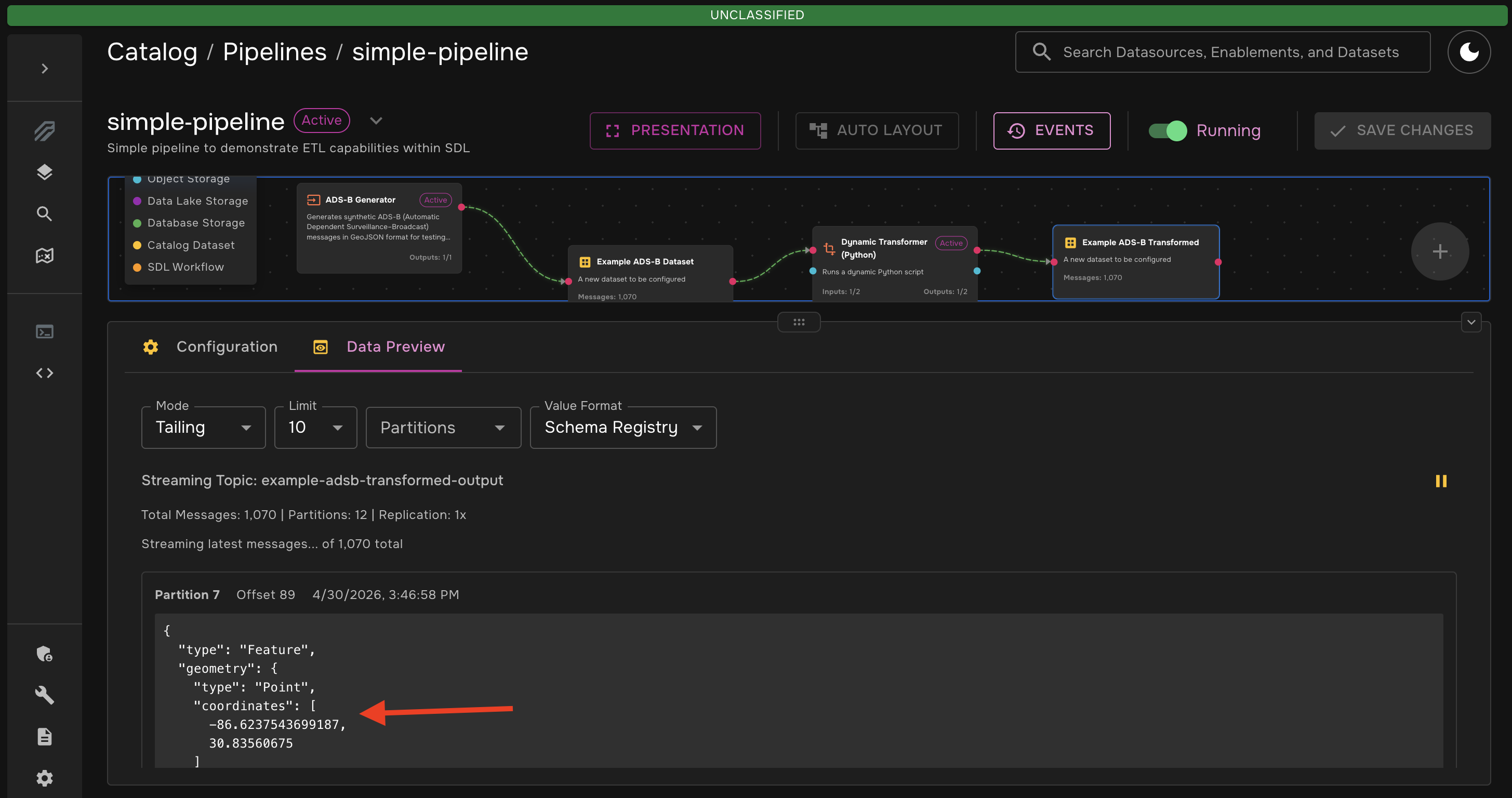Inspect Transformed Data
