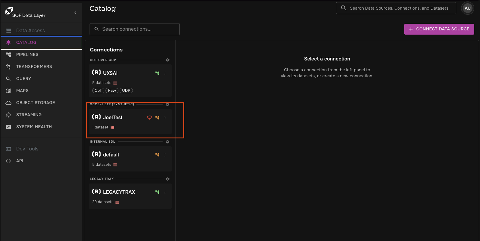 QoS Connection View