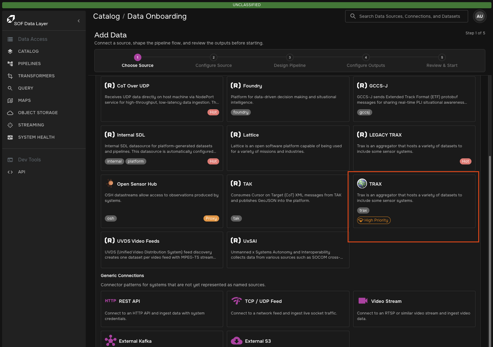QoS Datasource View